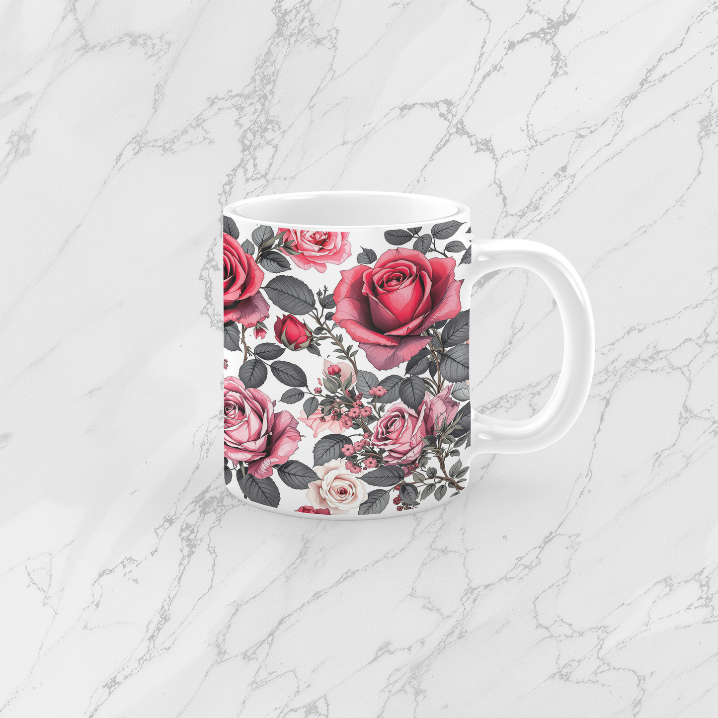 Processed image for Gift Mug - Romantic Rose Symphony - Love Blooms