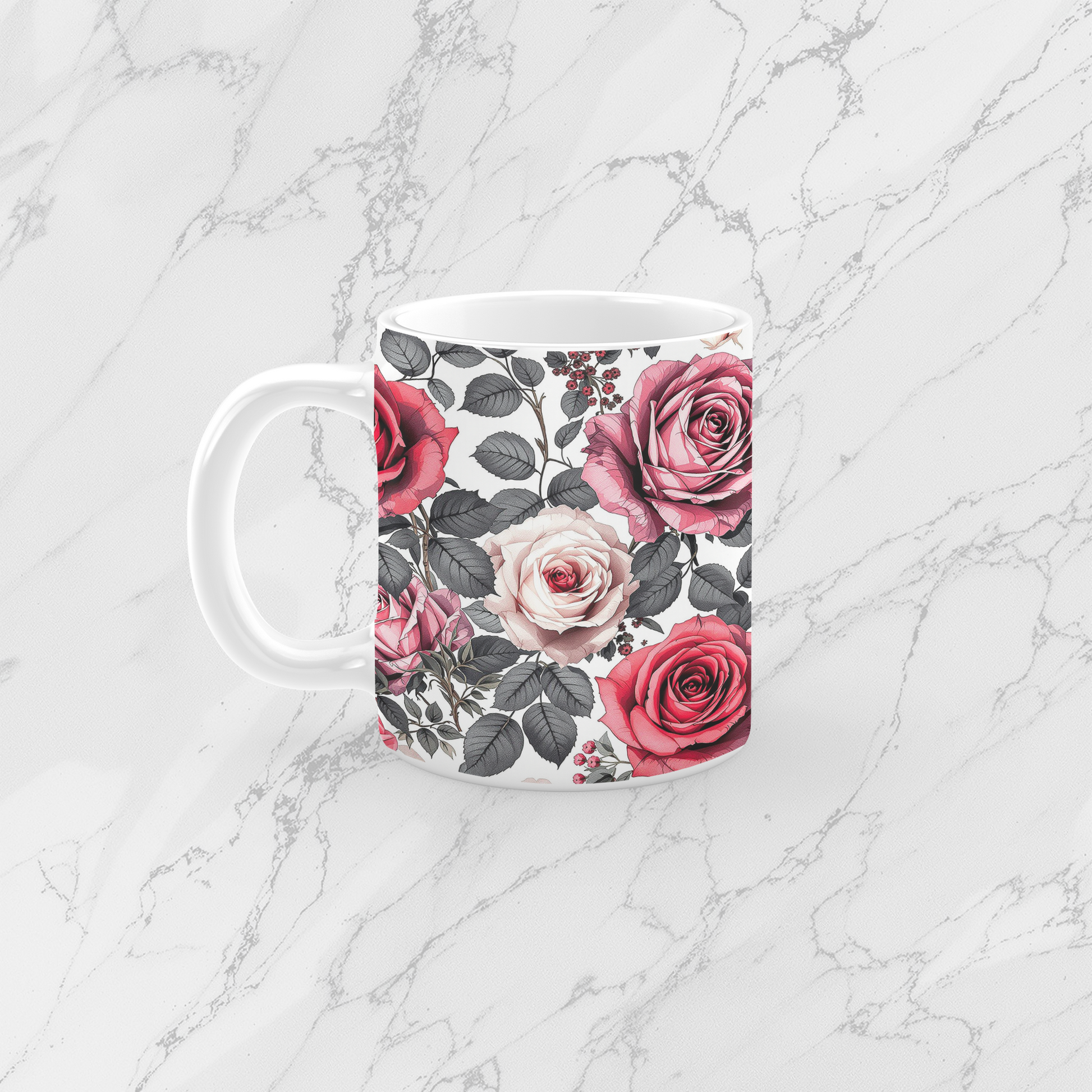Processed image for Gift Mug - Romantic Rose Symphony - Love Blooms
