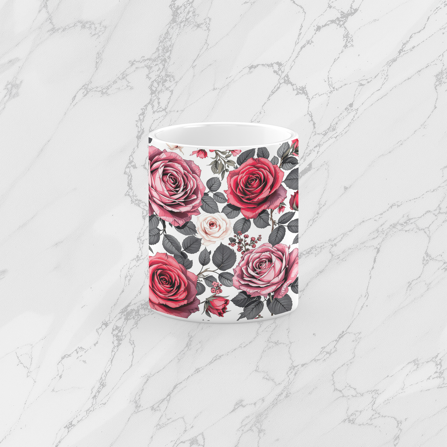 Processed image for Gift Mug - Romantic Rose Symphony - Love Blooms